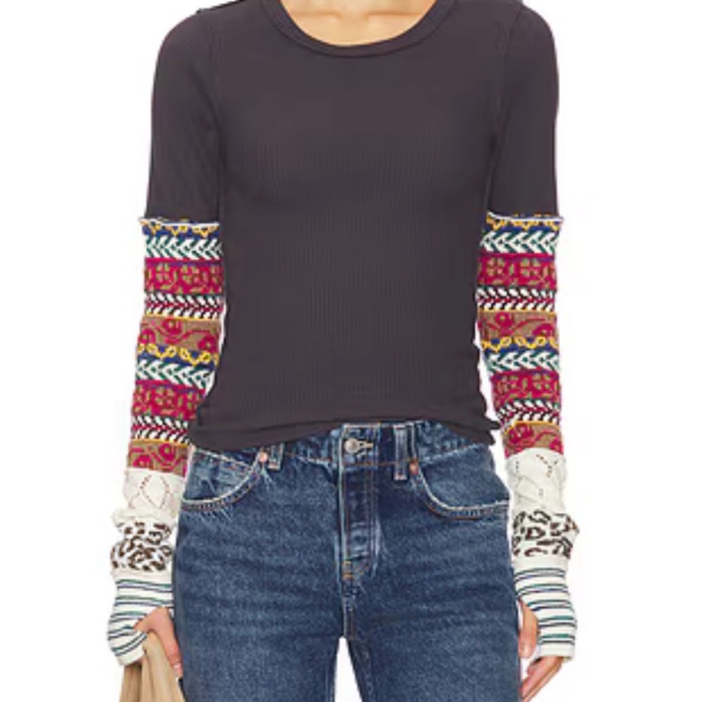 Free People All-In Cuff Top